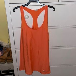 Orange Racerback Tank Top
